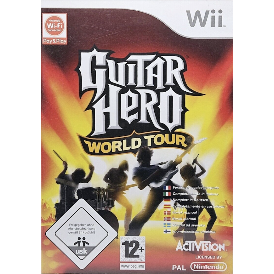 Wii Guitar Hero World Tour Cib