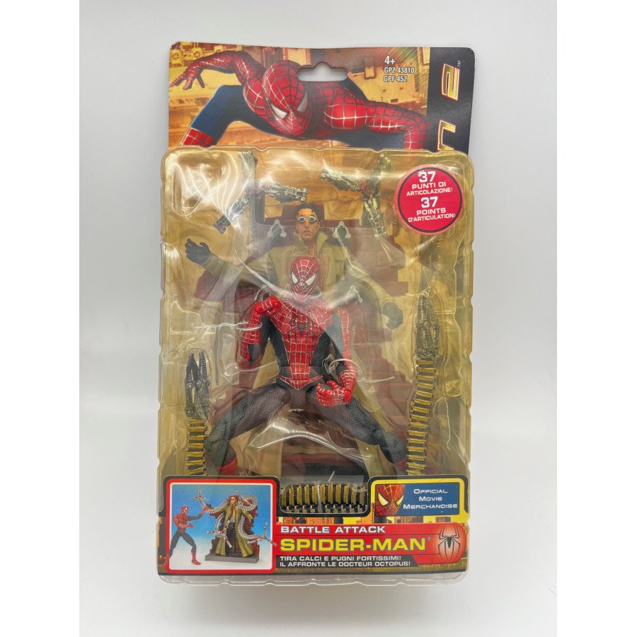 Figurine Spider-man 2 Battle Attack 2004 Scellée