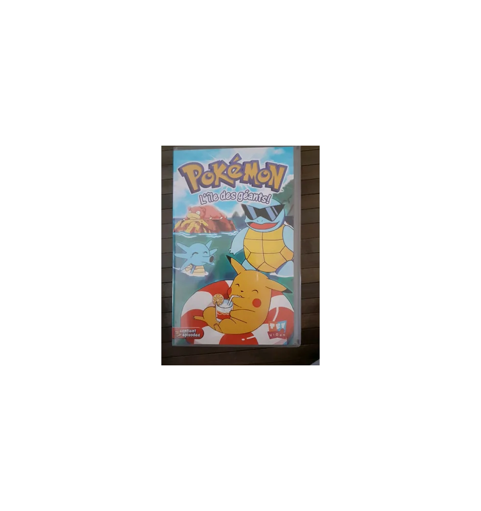 VHS Pokémon l'ile des géants!