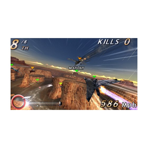 PSP Mach Modified Air Combat Heroes Cib