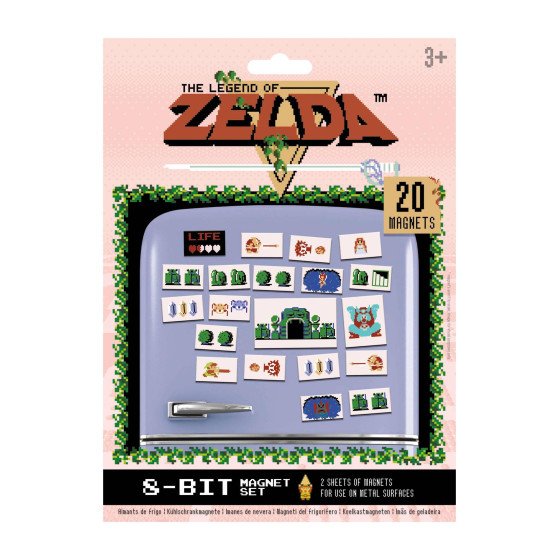 Pack d'aimants Retro the legend of zelda