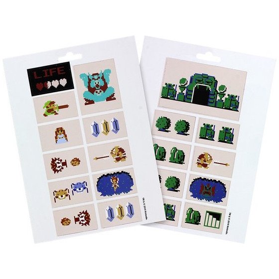 Pack d'aimants Retro the legend of zelda