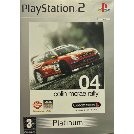 PS2 Colin Mcrae Rally 04 Plat Cib