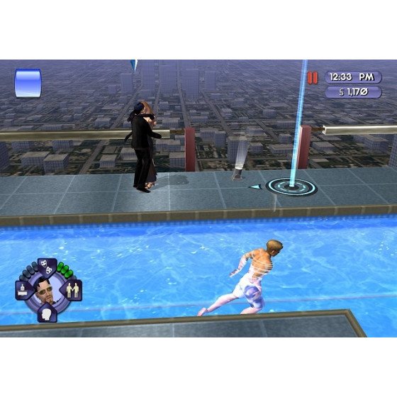 PS2 les sims permis de sortir cib