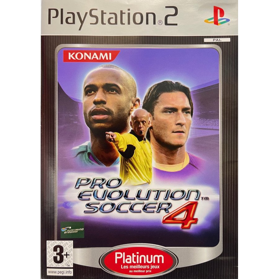 PS2 Pro Evolution Soccer 4 Plat Cib