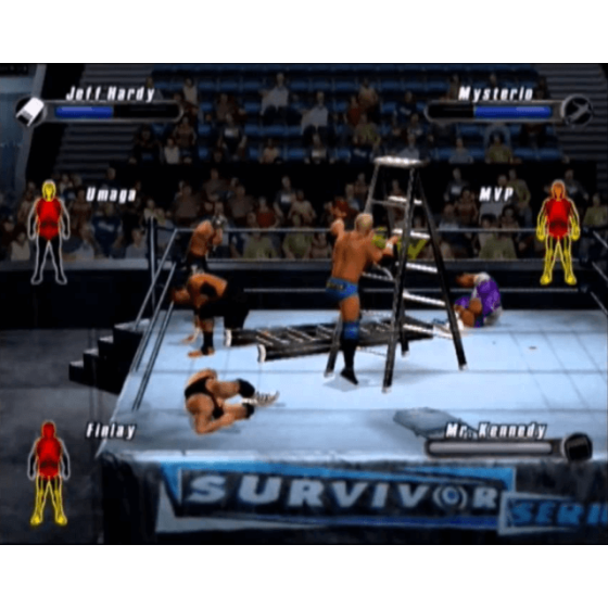 PS2 Smackdown vs raw 2008 plat sn