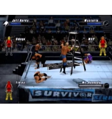 PS2 Smackdown vs raw 2008 plat sn