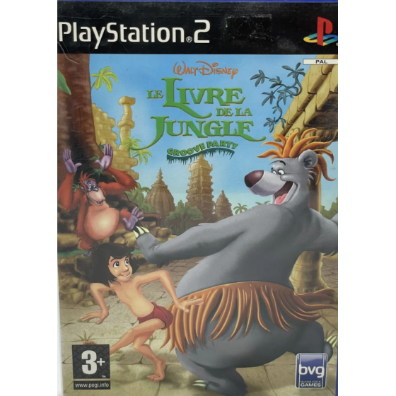 PS2 walt disney le livre de la jungle groove party cib