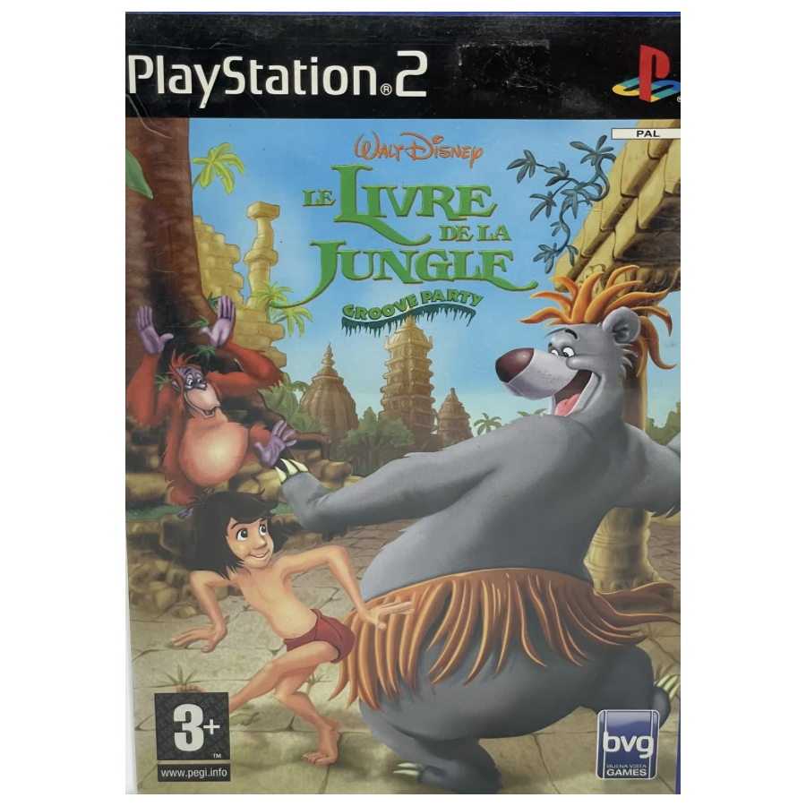 PS2 walt disney le livre de la jungle groove party cib