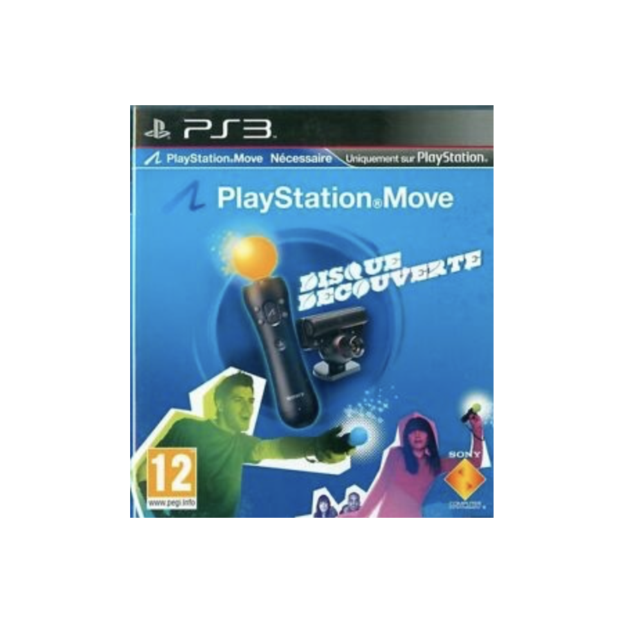 PS3 disque decouverte playstation move sn