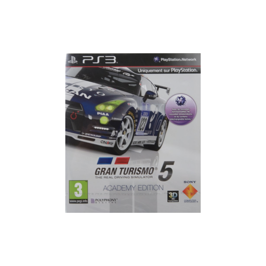 PS3 gran turismo 5 academy edition cib