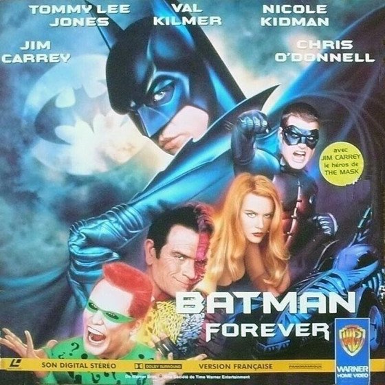 Laserdisc cdv Batman Forever Vf