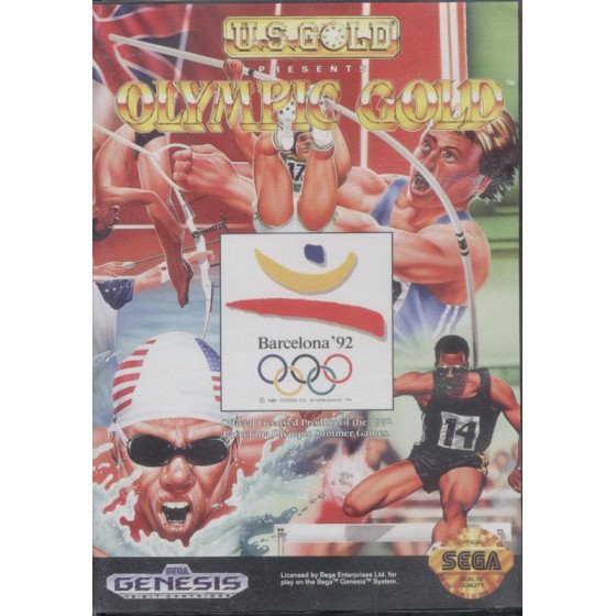 MegaDrive Olympic Gold Loose Genesis