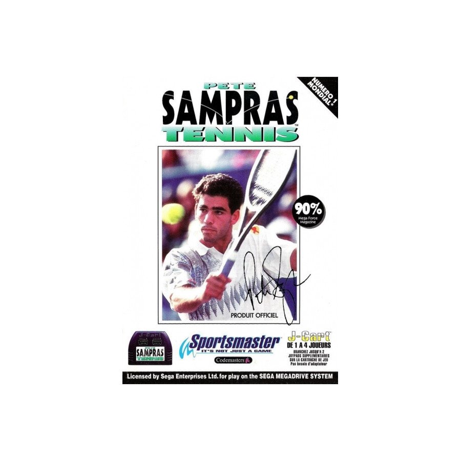 MegaDrive J Cart Pete Sampras Tennis Loose