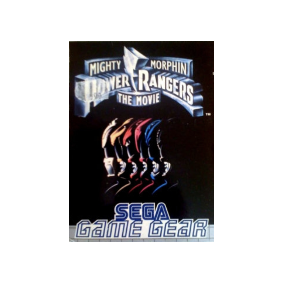 Game Gear Power Rangers The Movie Avec Notice Loose