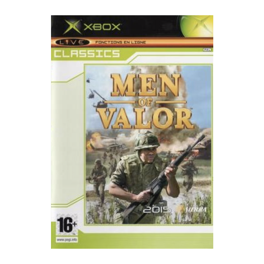 Xbox 1ere Men Of Valor Classics Cib