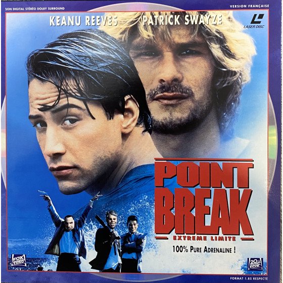 Laserdisc cdv Point Break Extreme Limite Vf