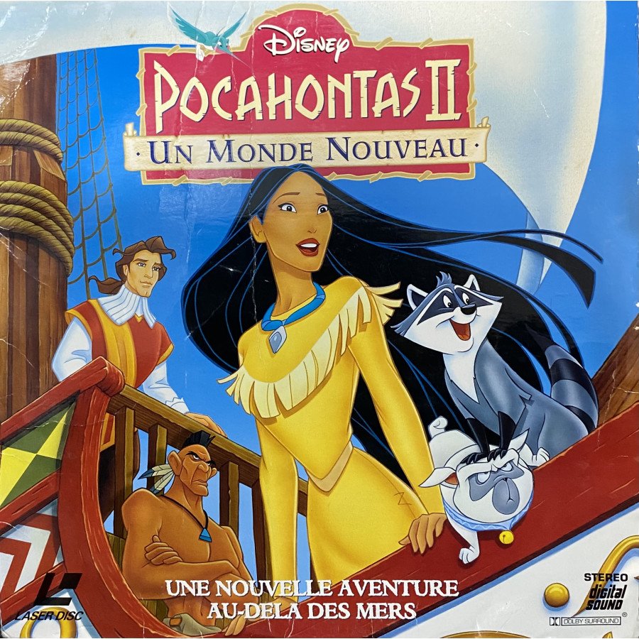 Laserdisc cdv Pocahontas 2 Un Nouveau Monde Vf
