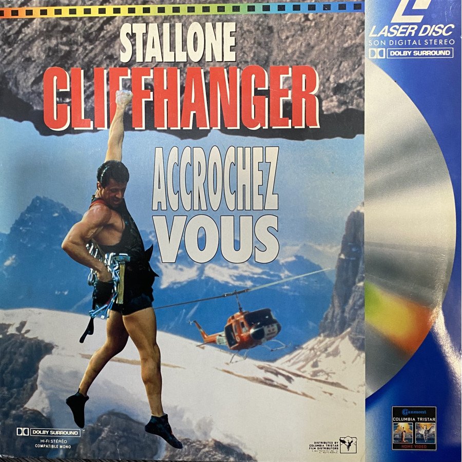 Laserdisc cdv Cliffhanger vf