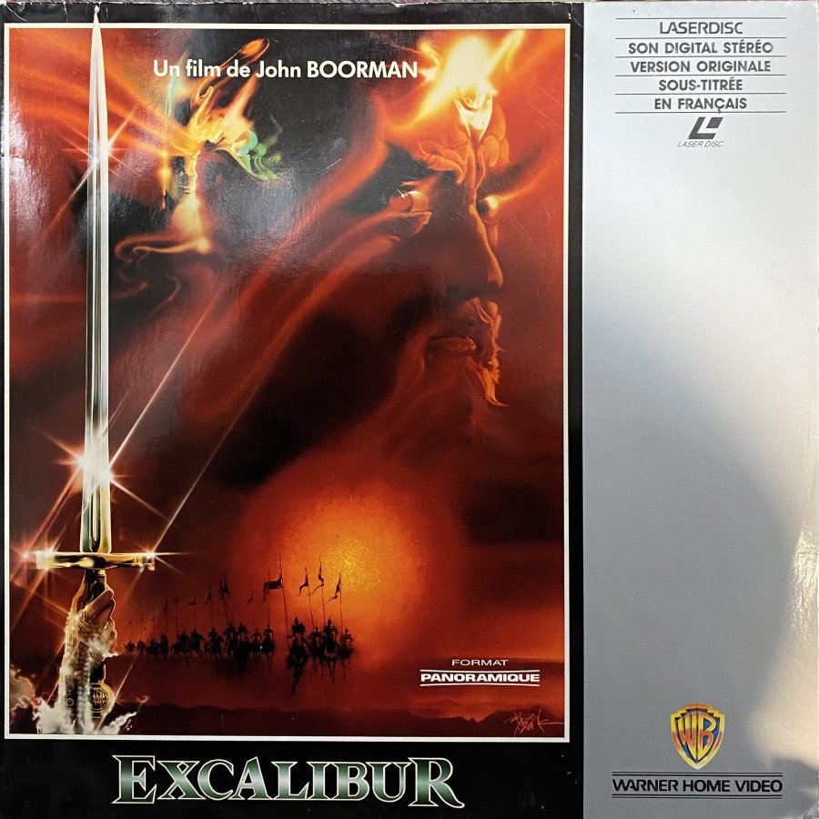 Laserdisc cdv Excalibur vostfr