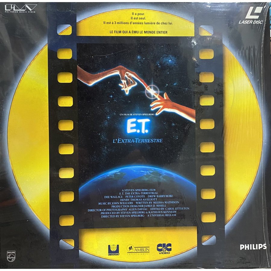 Laserdisc cdv E.T l'Extraterrestre vf