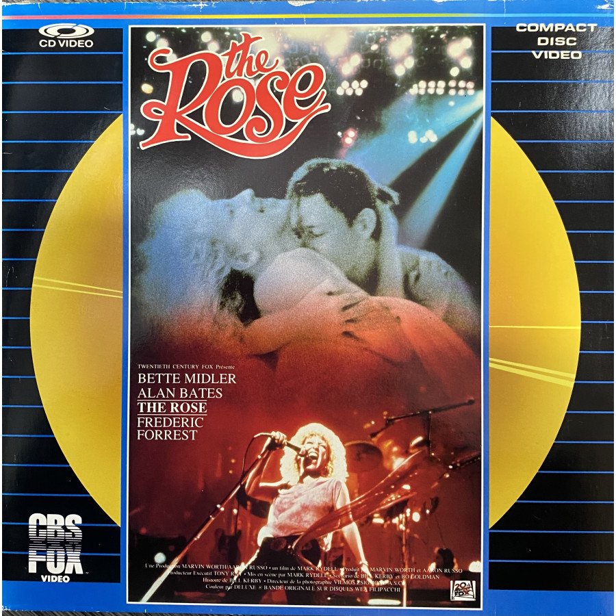 Laserdisc cdv The Rose Vf
