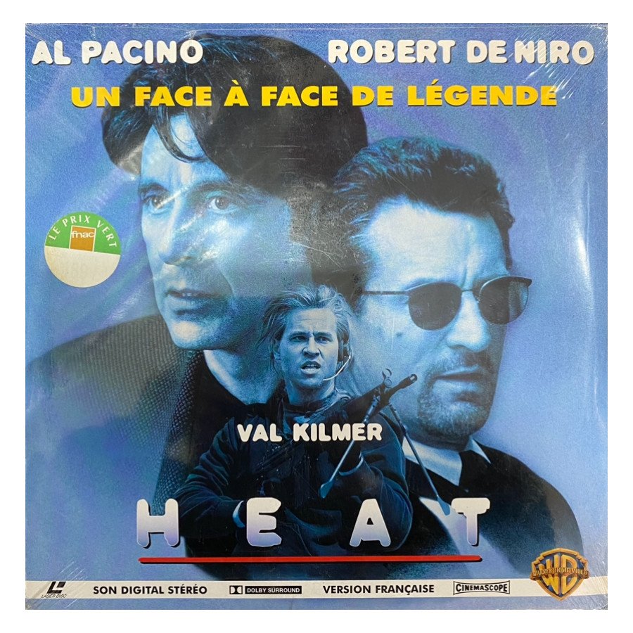 Laserdisc cdv Heat double disque VF neuf