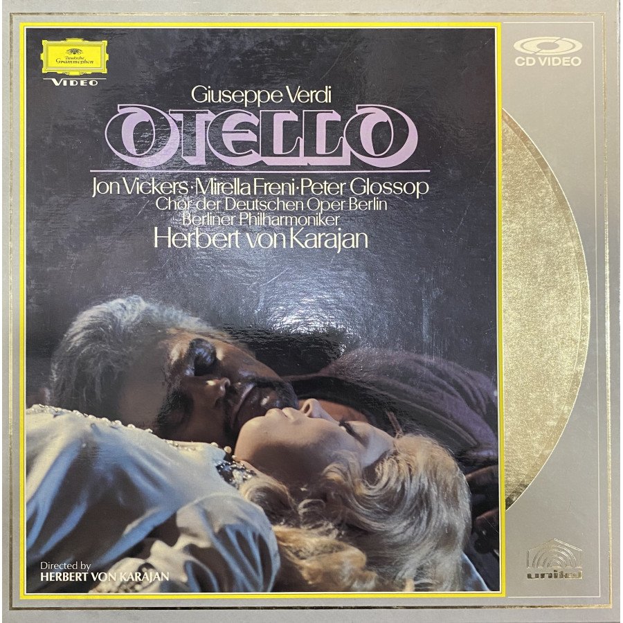 Laserdisc cdv Giuseppe Verdi Otello