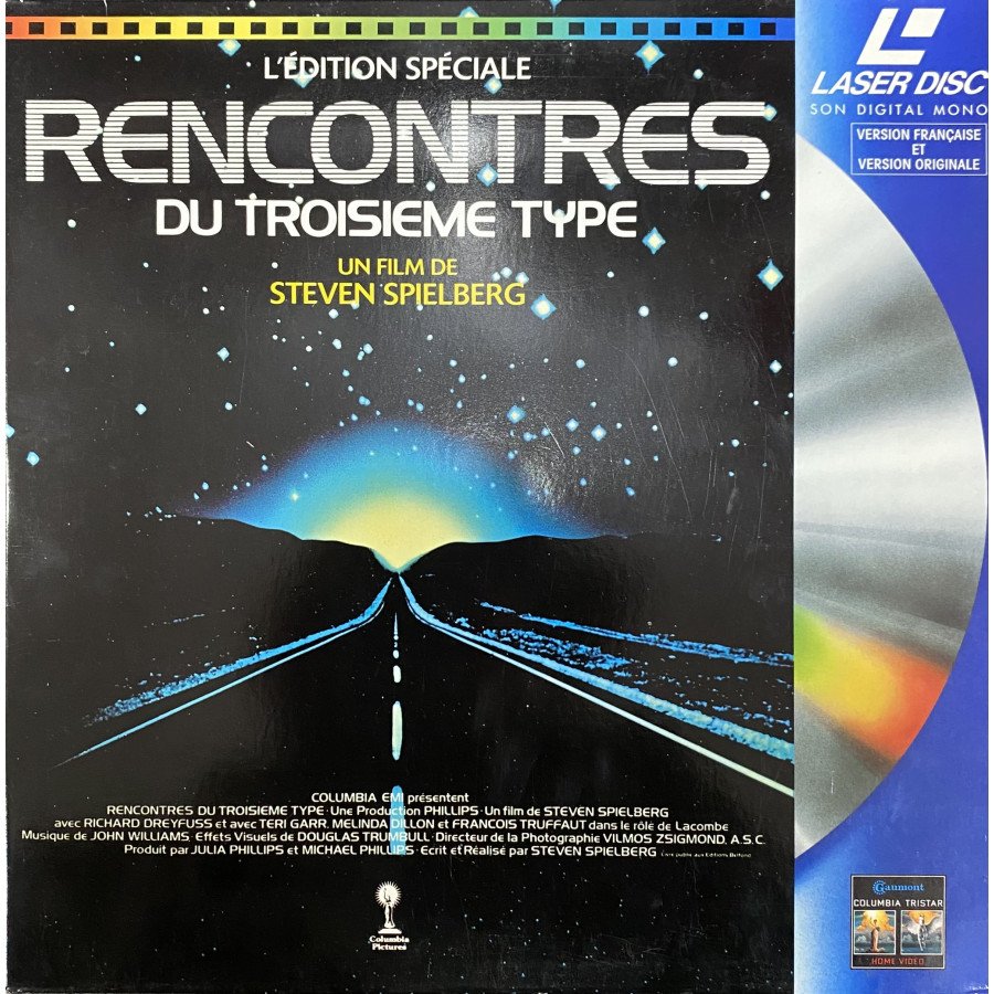 Laserdisc cdv Rencontres Du Troisieme Type Dépliant Double Disc Vf Et Vost