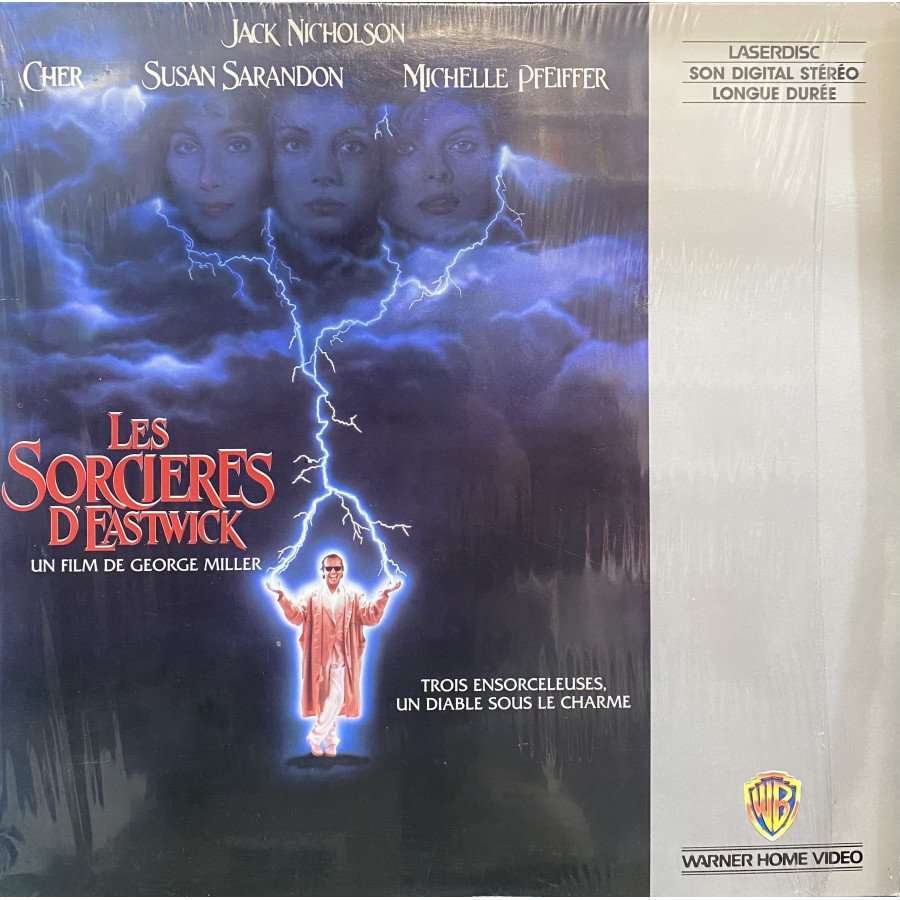 Laserdisc cdv les sorcières D'Eastwick vf