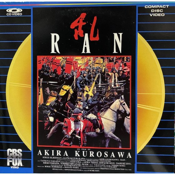 Laserdisc cdv Ran Da Akira Kurosawa Vf