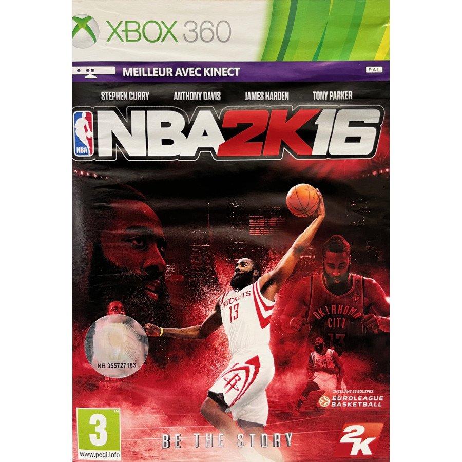 Xbox 360 nba 2k16 sn