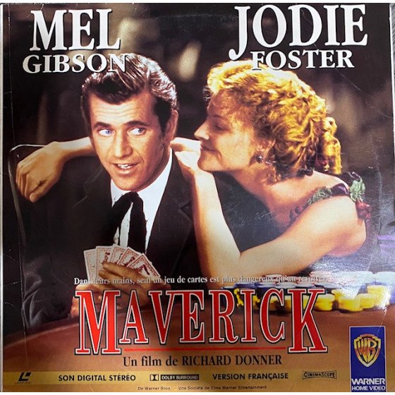 Laserdisc cdv Maverick Vf