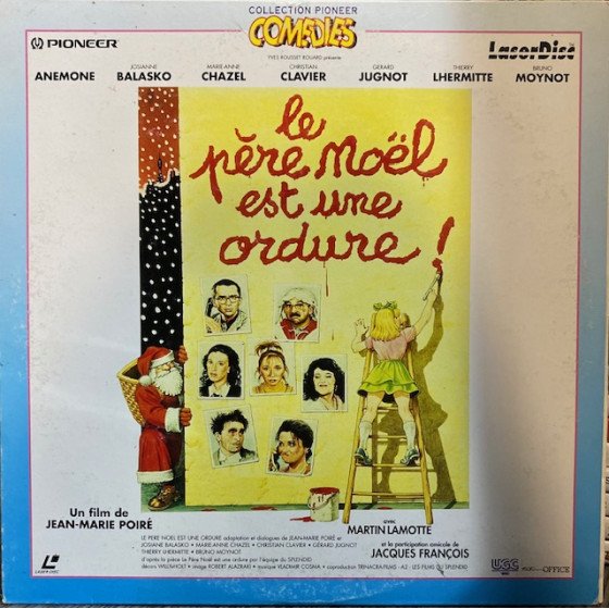 Laserdisc cdv Le pere noel est une ordure vf