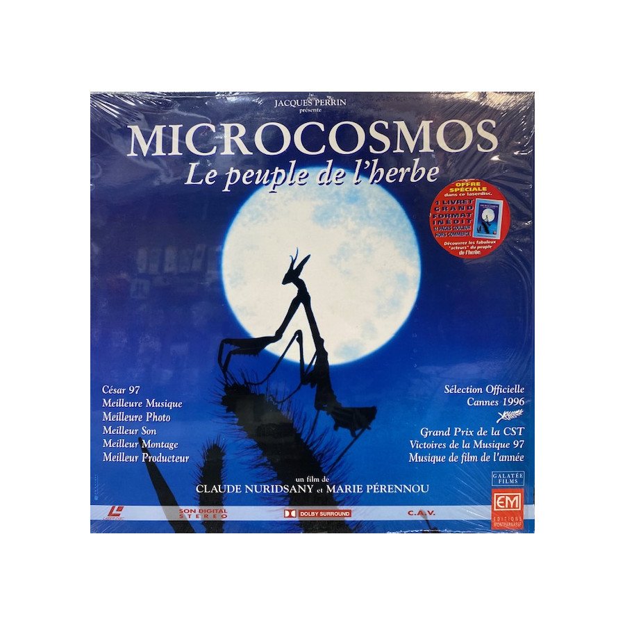 Laserdisc cdv Microcosmos Le Peuple De L'herbe Vf