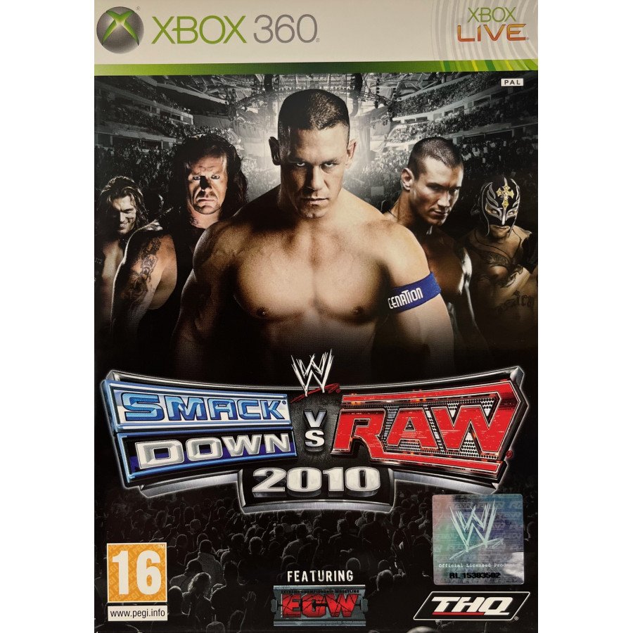 Xbox 360 Smackdown Vs Raw 20010 Cib