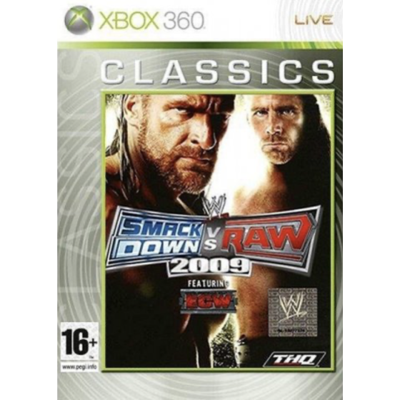 Xbox 360 smackdown vs raw 2009 Classics Cib