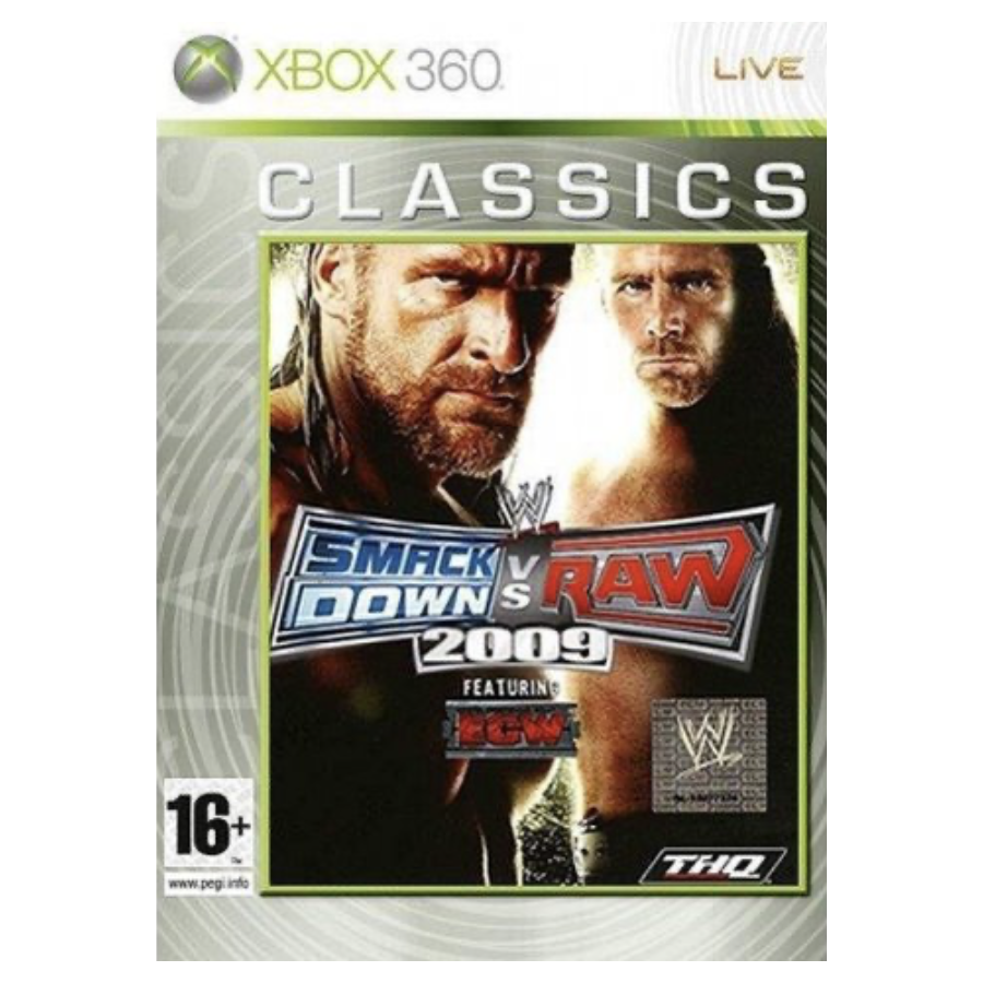 Xbox 360 smackdown vs raw 2009 Classics Cib