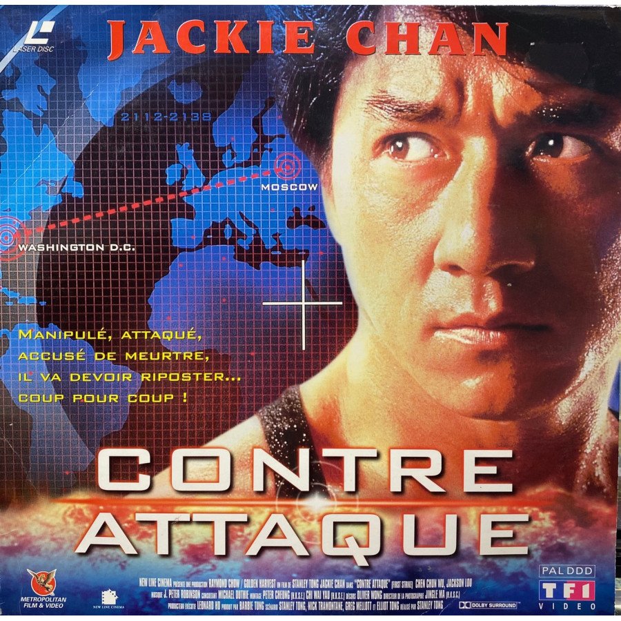 Laserdisc cdv Jackie Chan contre attaque vf
