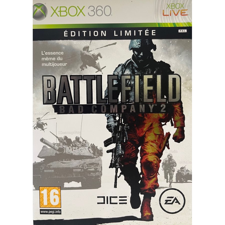 Xbox 360 Battlefield Bad Company 2 edition limitée Cib