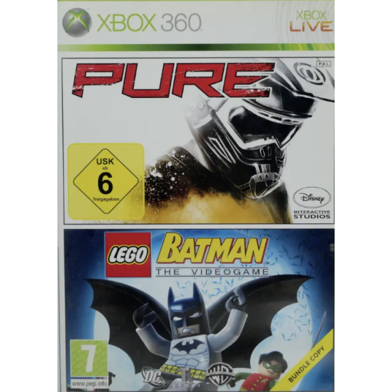 Xbox 360 pure et Lego Batman sn