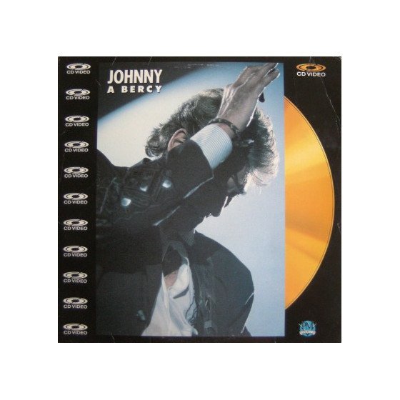 Laserdisc cdv video Johnny à Bercy