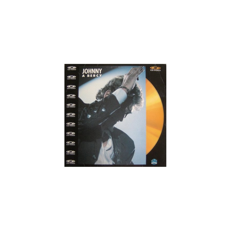 Laserdisc cdv video Johnny à Bercy