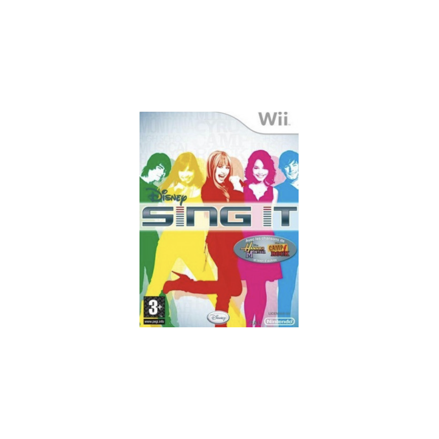 Wii Disney sing it cib