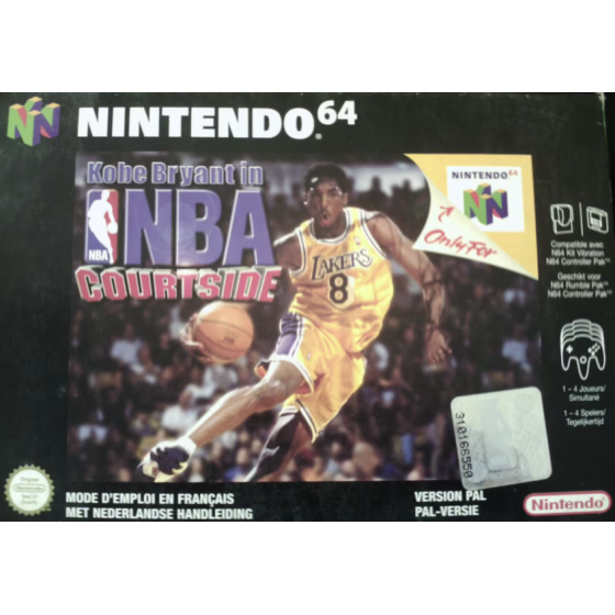 N64 Kobe Bryant In Nba Courtside Loose Eur