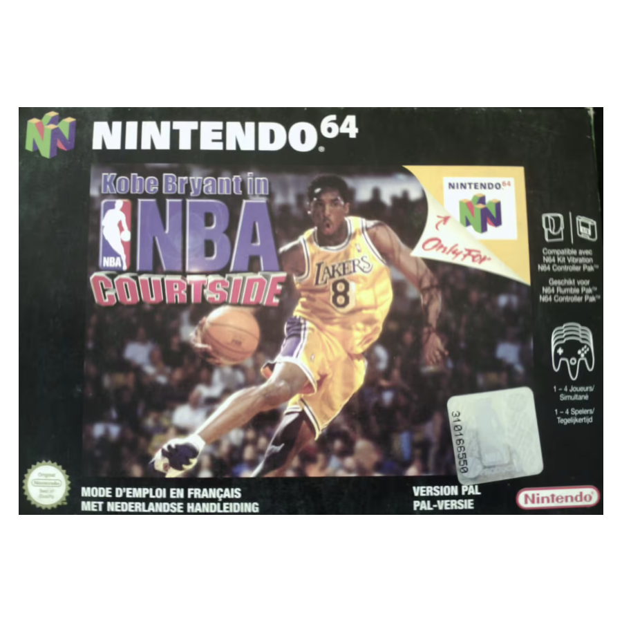 N64 Kobe Bryant In Nba Courtside Loose Eur