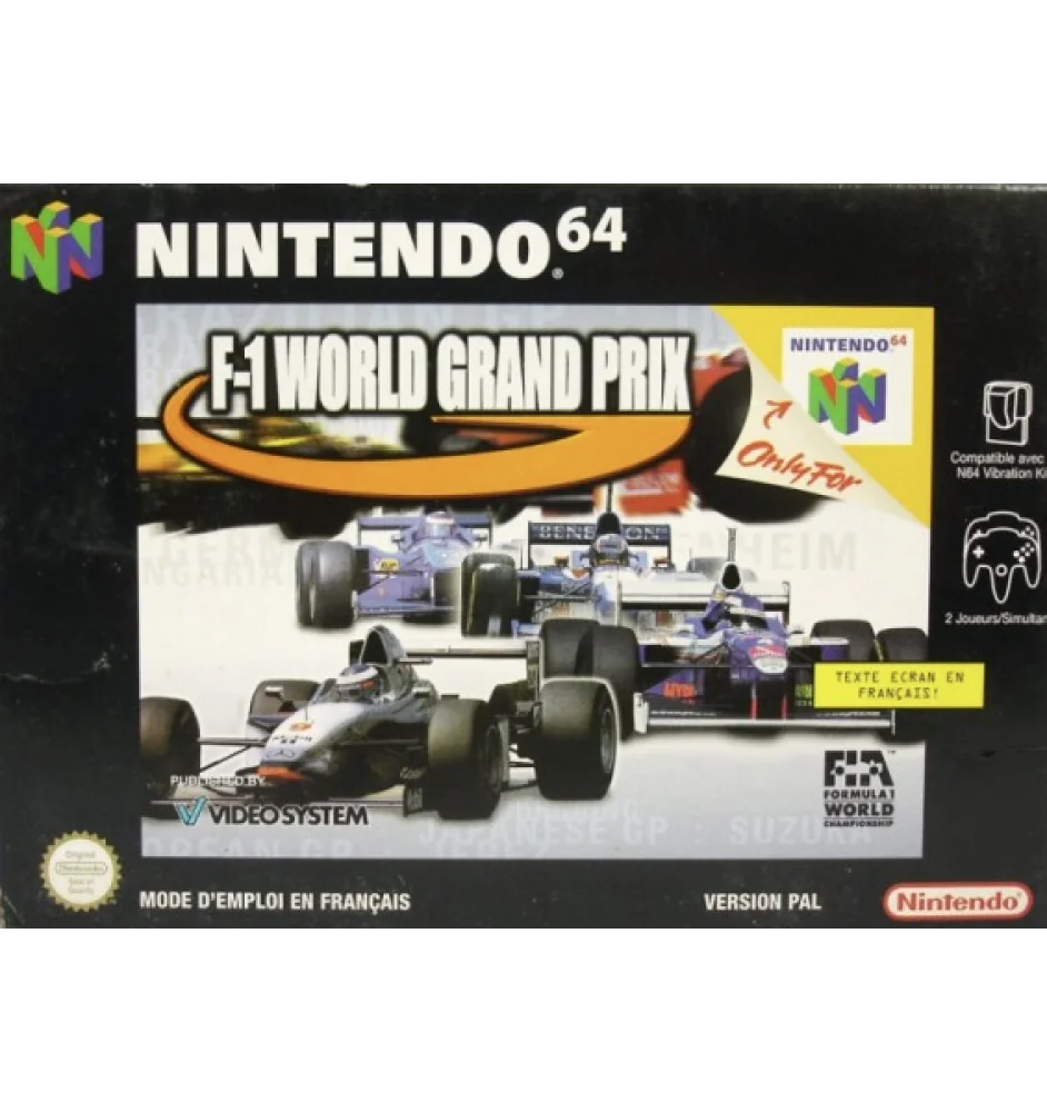 N64 F1 World Grand Prix Loose Fra