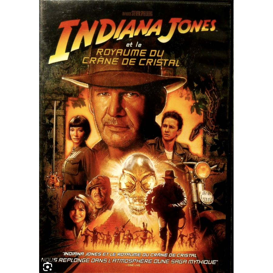 DVD Indiana Jones et Le Royaume Du Crane De Cristal