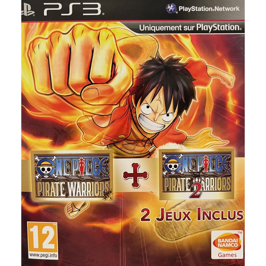 PS3 One Piece Pirate Warriors / One Piece Pirate Warriors 2 Cib