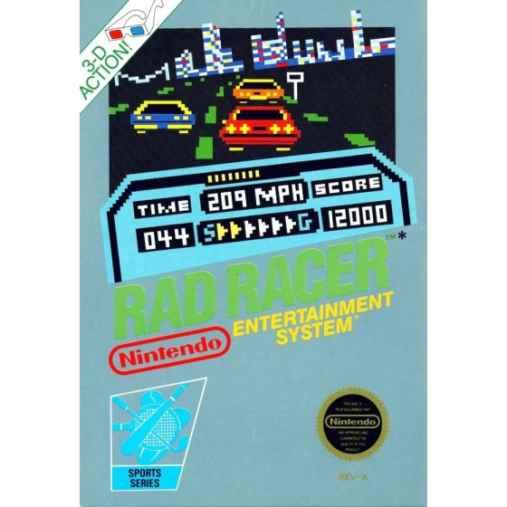 Nes Rad Racer Loose Fra